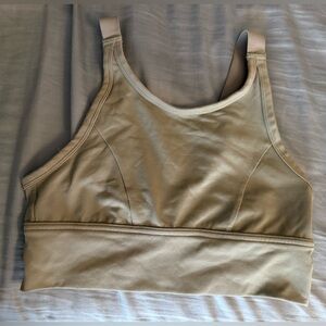 Aerie green longline sports bra - size small